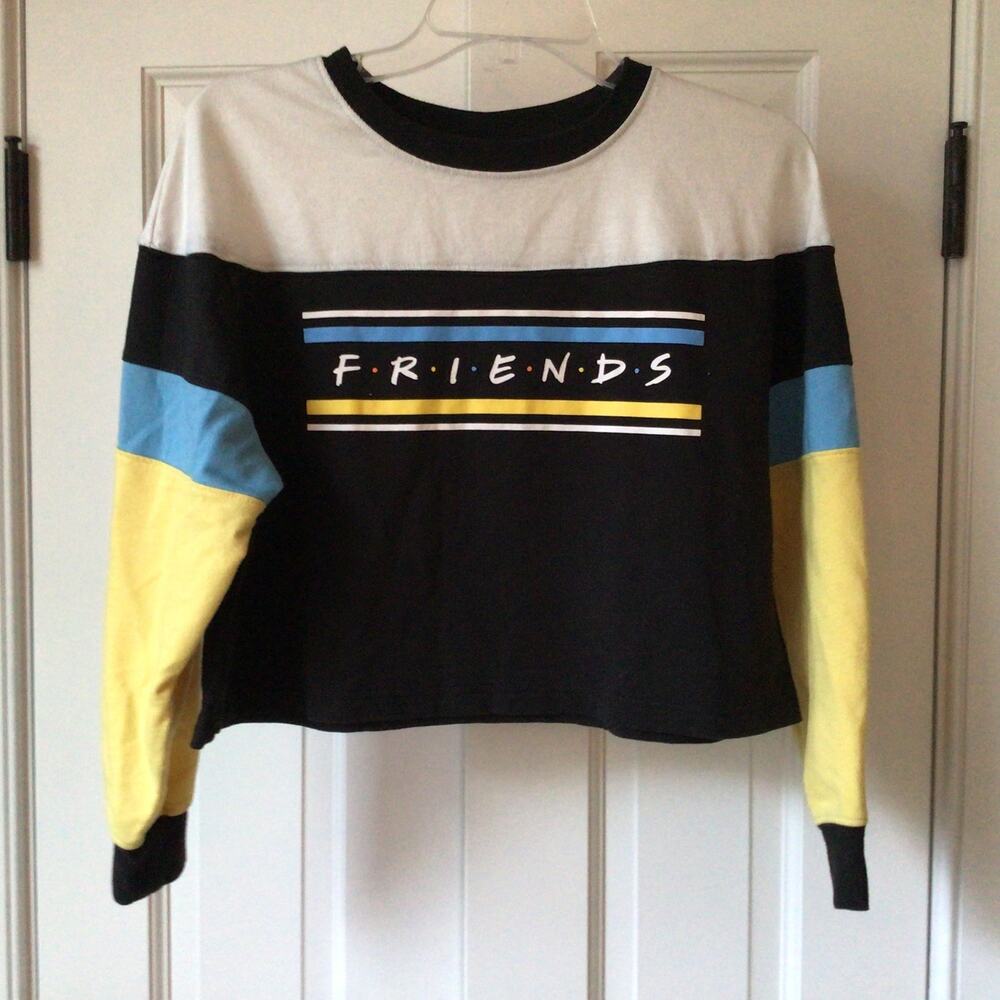 Friends The Television Series Cropped Sweatshirt Sz S